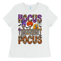 White hocus pocus Ladies Tee - CowhideDigitalArt