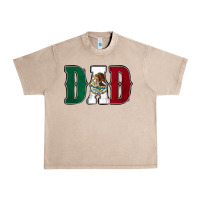 French Oak Mexican Flag Dad Urban Heavy Tee - Jasminsmagicworld