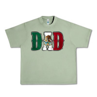 Oil Green Mexican Flag Dad Urban Heavy Tee - Jasminsmagicworld