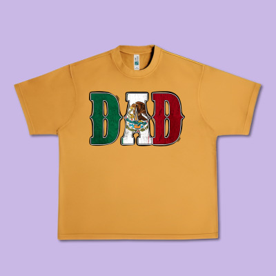 Mexican Flag Dad Urban Heavy Tee Designed By Jasminsmagicworld