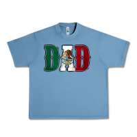 Pebble Blue Mexican Flag Dad Urban Heavy Tee - Jasminsmagicworld