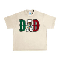 Sandshell Mexican Flag Dad Urban Heavy Tee - Jasminsmagicworld