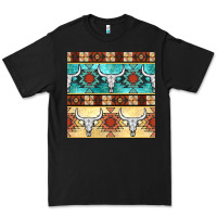 Black native american aztec seamless pattern 3 Premium Tee - BundleAndBundleShop