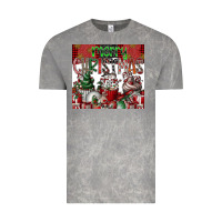 Cloud Rock merry Christmas Vintage Tee - CowhideDigitalArt