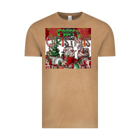 Vintage Camel merry Christmas Vintage Tee - CowhideDigitalArt