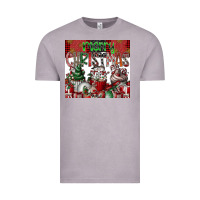 Vintage Zinc merry Christmas Vintage Tee - CowhideDigitalArt