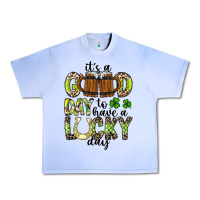 Grape Ice It's a Good Day To Have a Lucky Day Urban Heavy Tee - CowhideDigitalArt