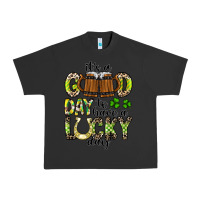Pigment Black It's a Good Day To Have a Lucky Day Urban Heavy Tee - CowhideDigitalArt