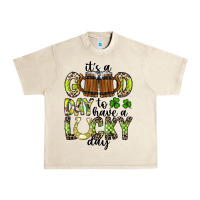 Sandshell It's a Good Day To Have a Lucky Day Urban Heavy Tee - CowhideDigitalArt