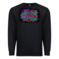 Black halloween background Premium Sweatshirt - RanaPortraitStore