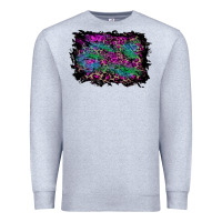 Heather Grey halloween background Premium Sweatshirt - RanaPortraitStore