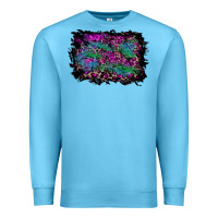 Ocean Blue halloween background Premium Sweatshirt - RanaPortraitStore