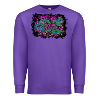 Purple halloween background Premium Sweatshirt - RanaPortraitStore