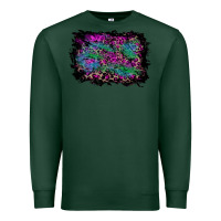 Sports Green halloween background Premium Sweatshirt - RanaPortraitStore