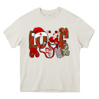 Cream christmas love nurse bbs Heavy Core Tee - BundleAndBundleShop