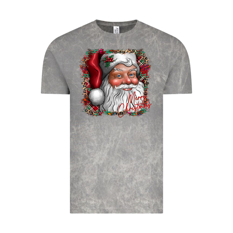 Merry Christmas Santa Vintage Tee by CowhideDigitalArt | Teevron
