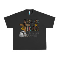 Pigment Black for god so loved the world jhon Urban Heavy Tee - CowhideDigitalArt