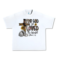 White for god so loved the world jhon Urban Heavy Tee - CowhideDigitalArt