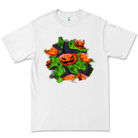 White halloween pumpkin patch Premium Tee - BundleAndBundleShop