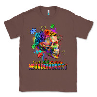 Chestnut Embrace neurodiversity Classic Tee - FaDigitalArtStudio