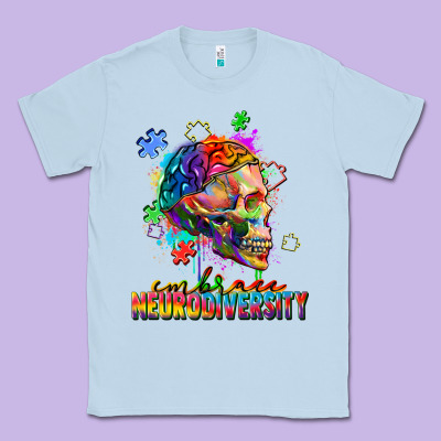 Embrace Neurodiversity Classic Tee Designed By Fadigitalartstudio