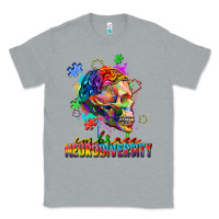 Heather Grey Embrace neurodiversity Classic Tee - FaDigitalArtStudio