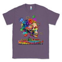 Lavender Embrace neurodiversity Classic Tee - FaDigitalArtStudio