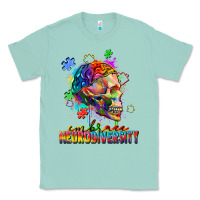 Seafoam Embrace neurodiversity Classic Tee - FaDigitalArtStudio