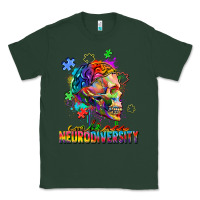 Sports Green Embrace neurodiversity Classic Tee - FaDigitalArtStudio