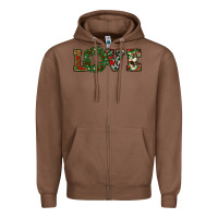 Chestnut christmas love Zipper Hoodie - RanaPortraitStore