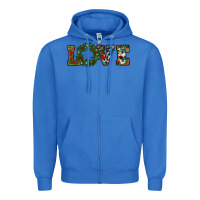 True Royal christmas love Zipper Hoodie - RanaPortraitStore