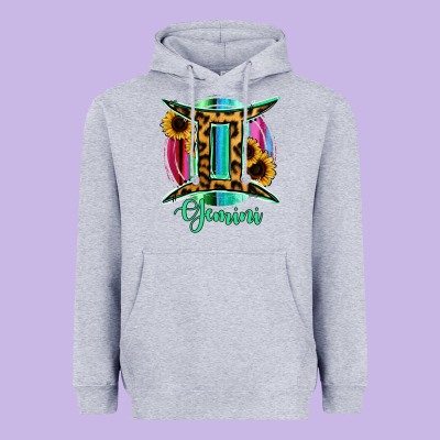 Gemini Heavyweight Hoodie Designed By Ranaportraitstore