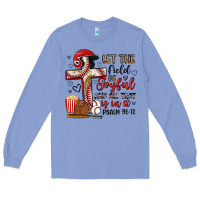 Colony Blue let the field be joyful and all that is in it Long Sleeve Tee - Artiststas