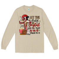 Mushroom let the field be joyful and all that is in it Long Sleeve Tee - Artiststas