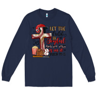 Navy let the field be joyful and all that is in it Long Sleeve Tee - Artiststas