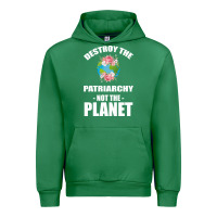 Emerald Destroy the patriarchy not the planet Urban Hoodie - Bettercallsaul