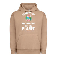 Pigment Burro Destroy the patriarchy not the planet Urban Hoodie - Bettercallsaul
