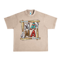 French Oak baseball mama Urban Heavy Tee - CowhideDigitalArt