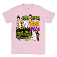 Bubblegum Pink too cute too spook Classic Tee - BarkalooDesign