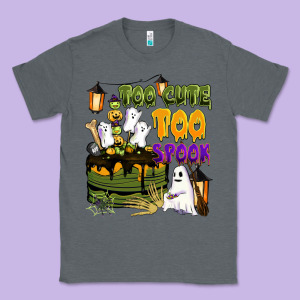Too Cute Too Spook Classic Tee Designed By Barkaloodesign