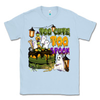 Dusty Blue too cute too spook Classic Tee - BarkalooDesign