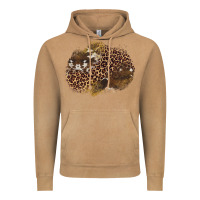 Vintage Camel leopard cowhide glitter patches Vintage Hoodie - Artiststas
