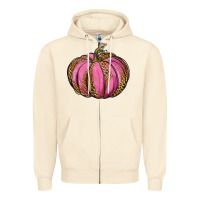 Sandshell leopard cancer pumpkin Zipper Hoodie - RanaPortraitStore