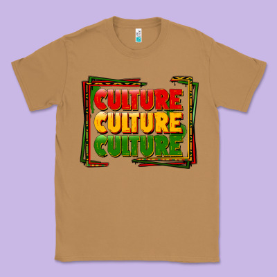 Culture Classic Tee Designed By Fadigitalartstudio