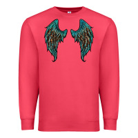 Cardinal turquoise leopard wings Premium Sweatshirt - RanaPortraitStore