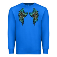 True Royal turquoise leopard wings Premium Sweatshirt - RanaPortraitStore