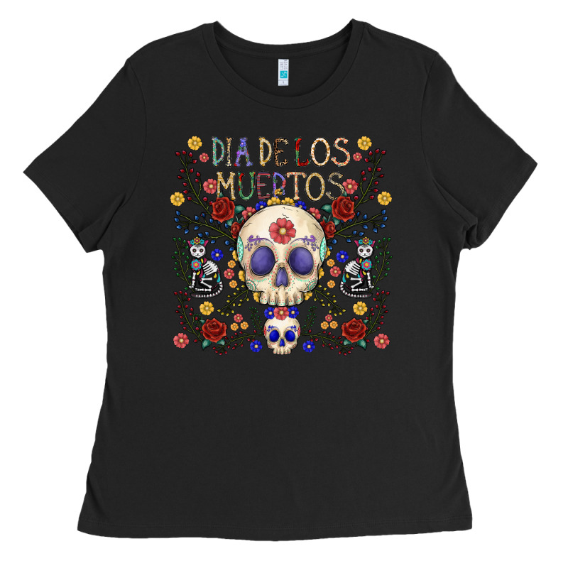 Dia De Los Muertos Ladies Tee by CowhideDigitalArt | Teevron