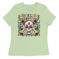 Matcha dia de los muertos Ladies Tee - CowhideDigitalArt