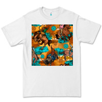 White cowboy rodeo seamless pattern Premium Tee - BundleAndBundleShop