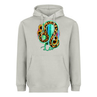 Moon Dust Leo Zodiac Sign Sunflower Leopard Serape Heavyweight Hoodie - RanaPortraitStore